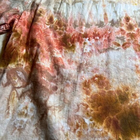 Men’s 2XL Regular Fit Short Sleeve Button Down Shirt Tie Dye Old Navy Festival - Picture 10 of 14